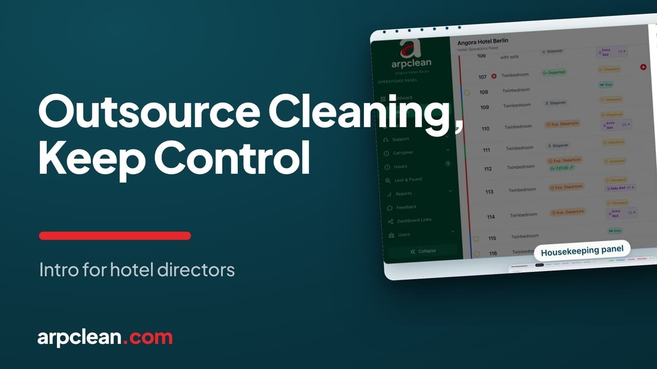 Outsource the cleaning, keep the control