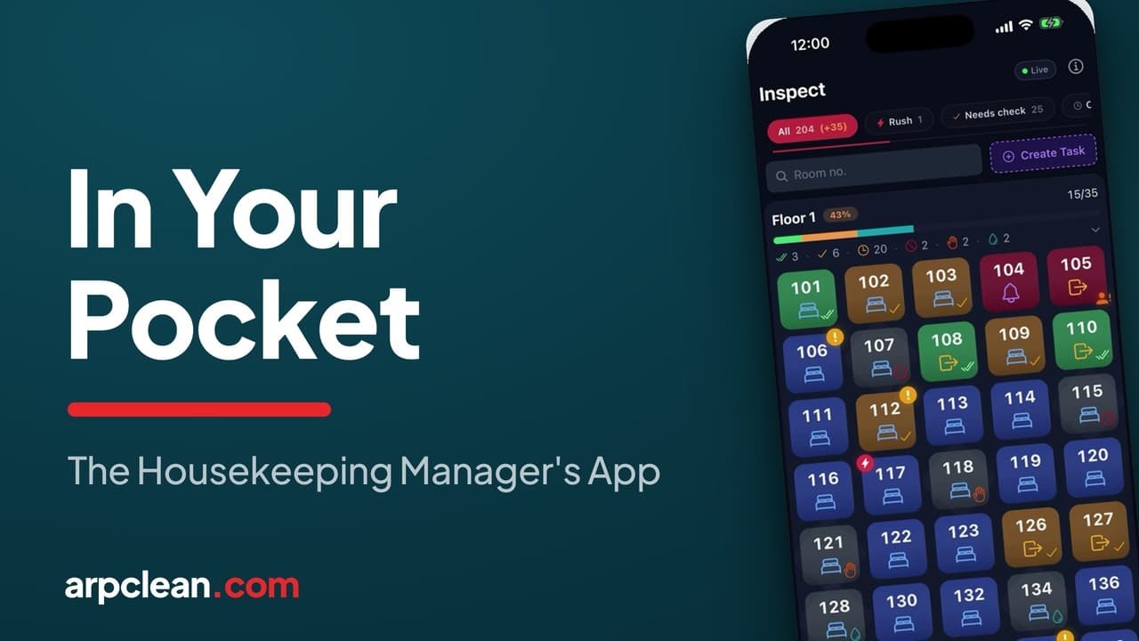 Manage housekeeping from your phone